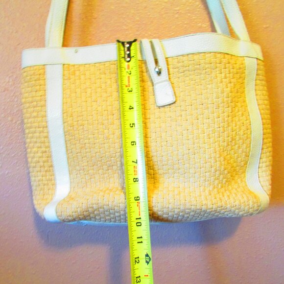 Maxximum Yellow Woven Shoulder Bag - Picture 6 of 7